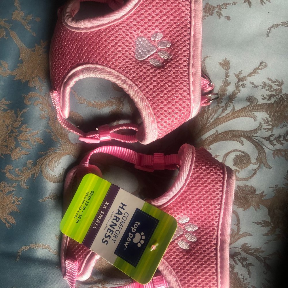Top Paw Pink Mesh Comfort Harness XX Small - Never tried on pet